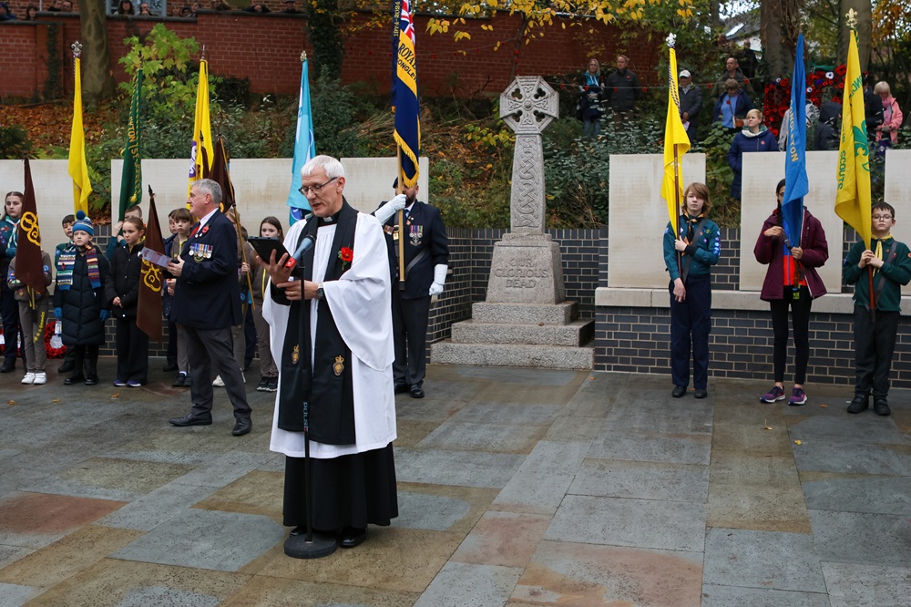 Cenotaph Remembrance Sunday service