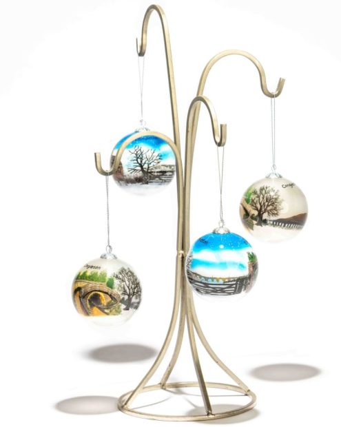 Congleton Christmas Scene Baubles