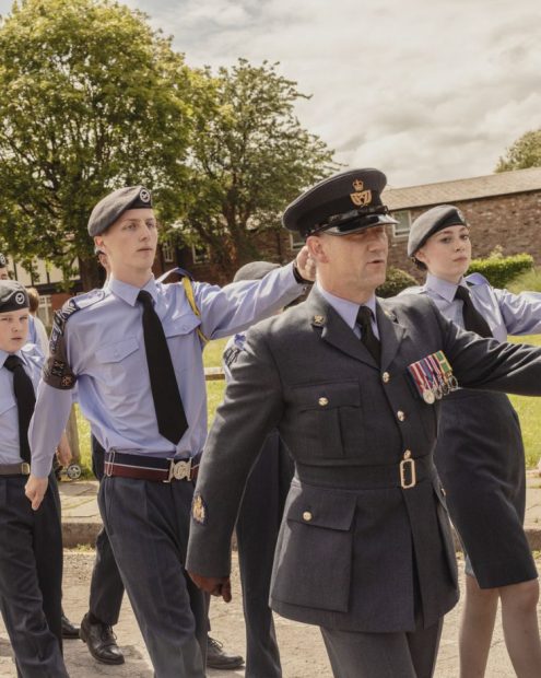 Uniformed Groups marching in the Mayor's Parade
