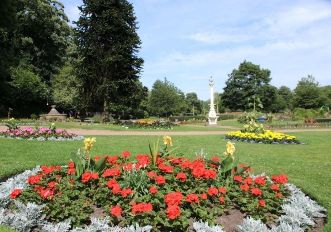 Summer floral displays Congleton Park