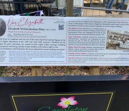 Elizabeth's explanation board.