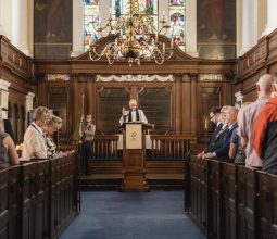Inside St Peters Church at the Mayors Parade