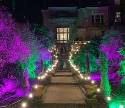 Biddulph Grange Gardens lights at night
