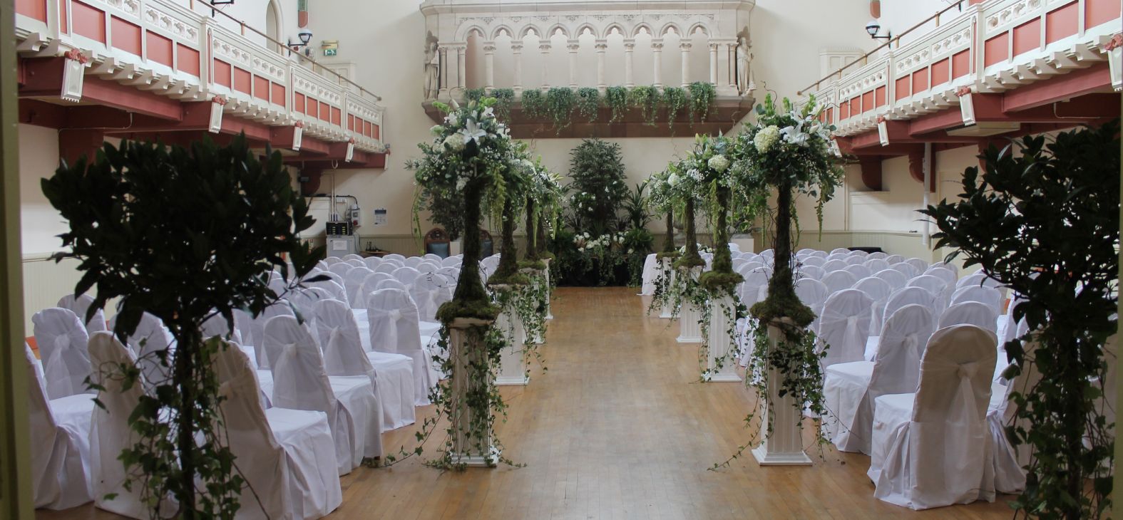 Grand Hall wedding set up