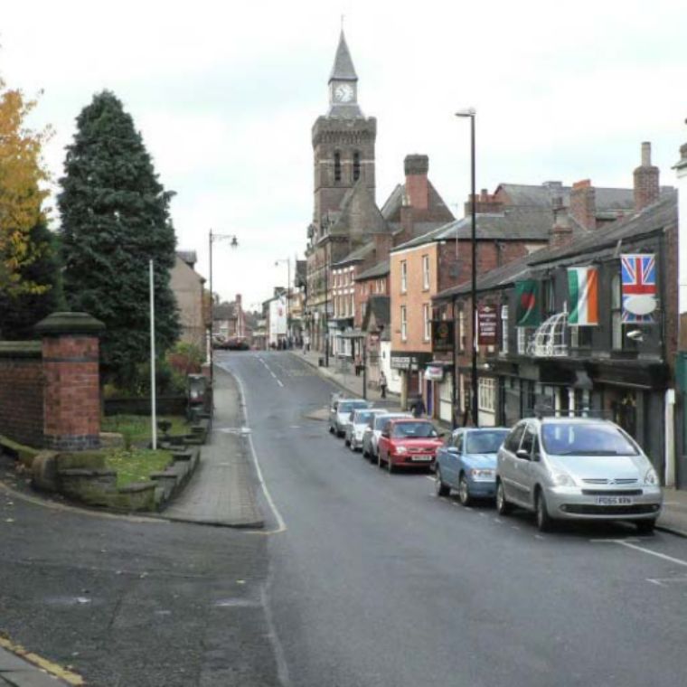 Congleton Lawton Street looking towards the Town Hall
