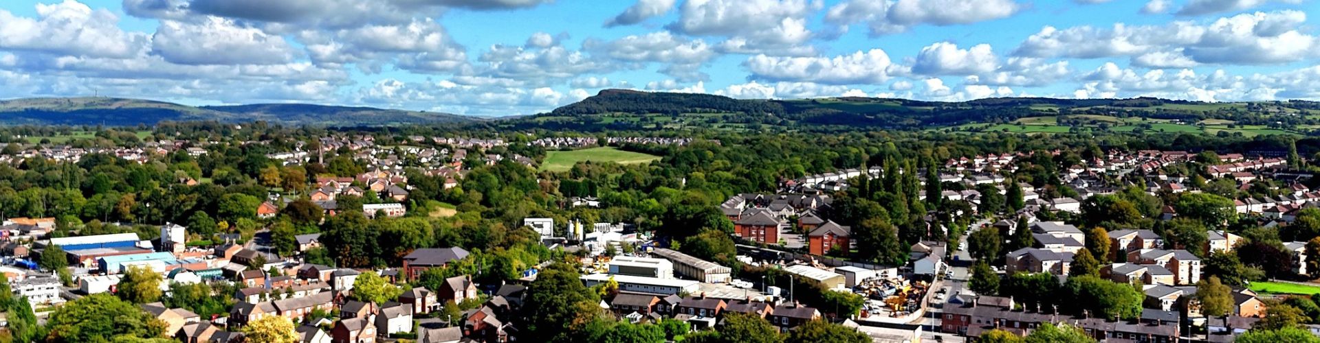 Congleton Landscape with a view to Bosley Cloud.