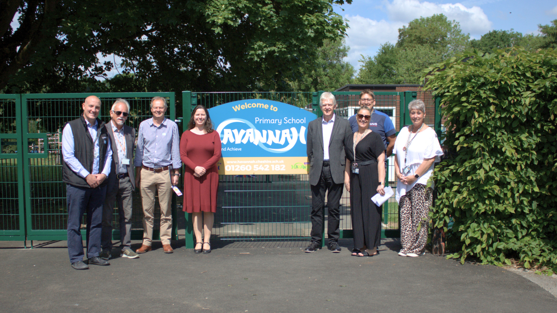 Havannah Primary School solar installation opening with Sarah Russell MP