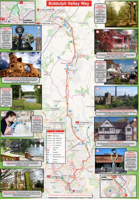 Image of BVW cycle route leaflet