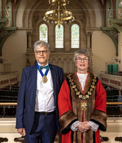 Civic Team 26/27 - Cllr Douglas and Cllr Suzy Firkin